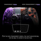 eXtremeRate Replacement Left Right Front Housing Shell with Touchpad Compatible with PS5 Edge Controller - Spider Armor