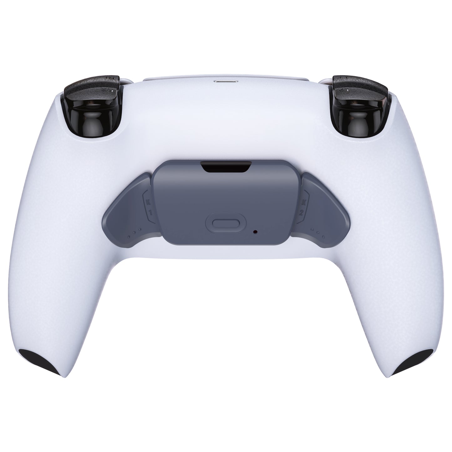 eXtremeRate Replacement Redesigned K1 K2 Back Buttons for eXtremerate RISE Remap Kit, Compatible with PS5 Controller - Sterling Silver eXtremeRate