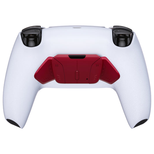 eXtremeRate Replacement Redesigned K1 K2 K3 K4 Back Buttons Housing Shell for eXtremeRate RISE4 Remap Kit, Compatible with PS5 Controller - Volcanic Red