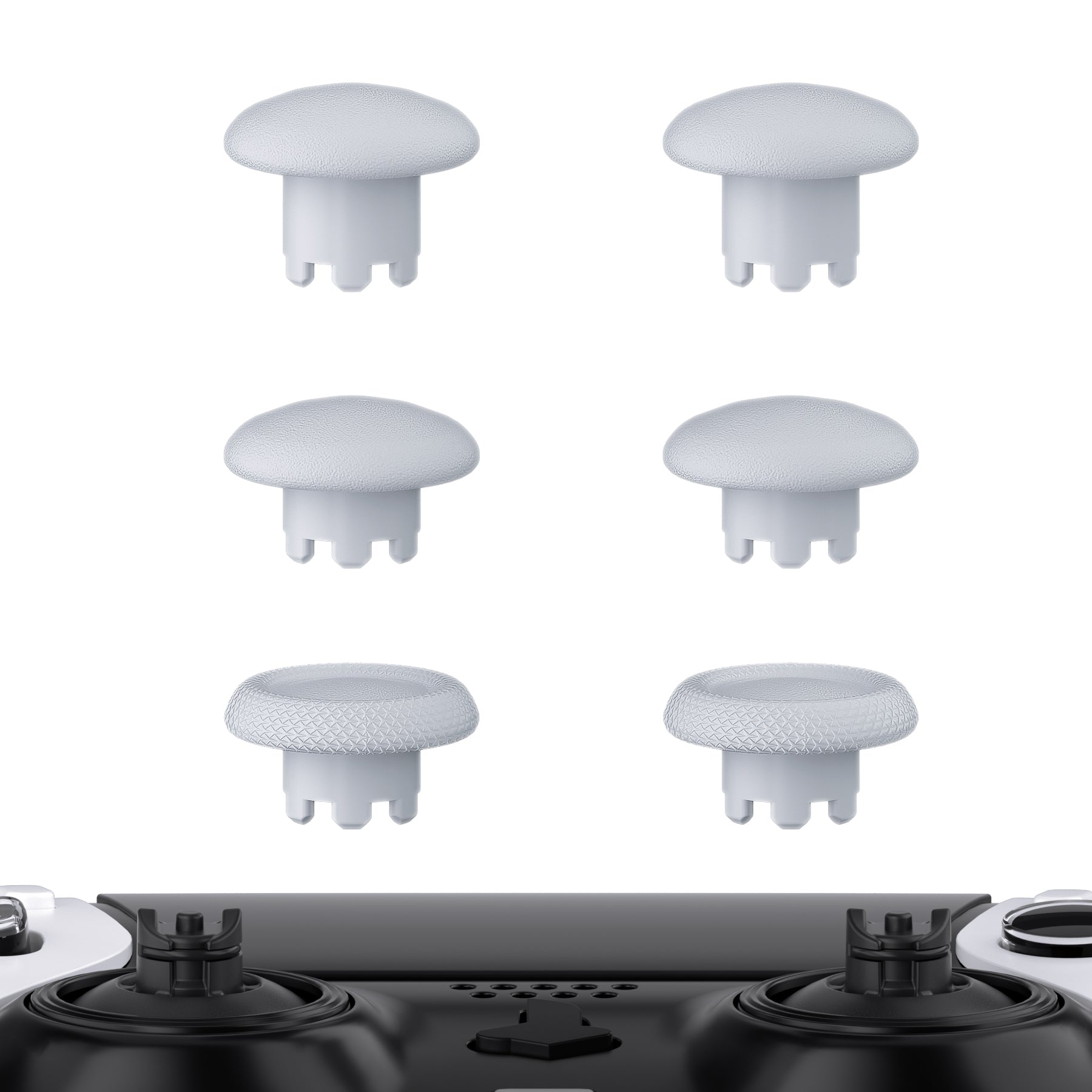 eXtremeRate Replacement Swappable Thumbsticks for PS5 Edge Controller - Solid White eXtremeRate