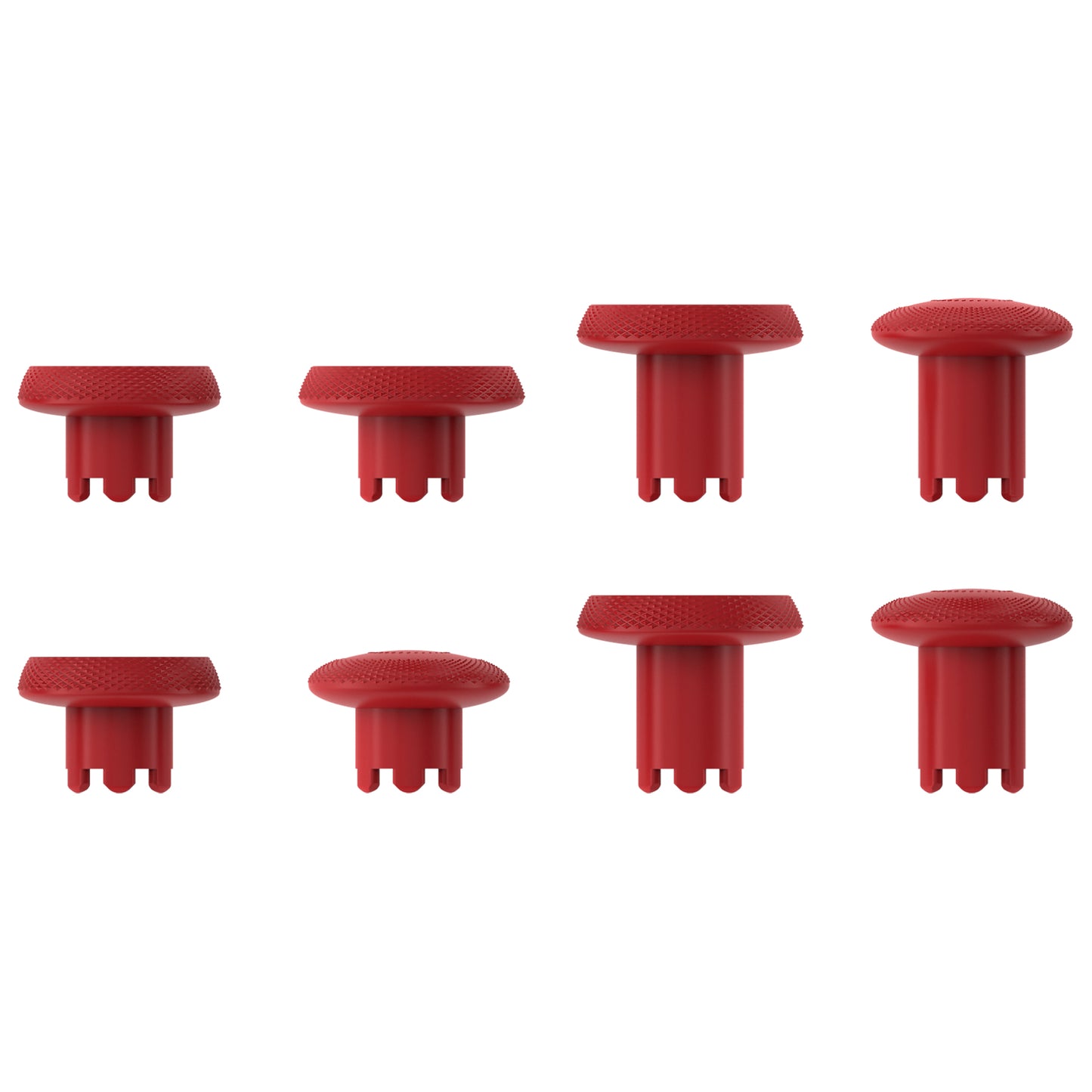 eXtremeRate ThumbsGear Interchangeable Thumbsticks for PS5 Edge Controller - Carmine Red