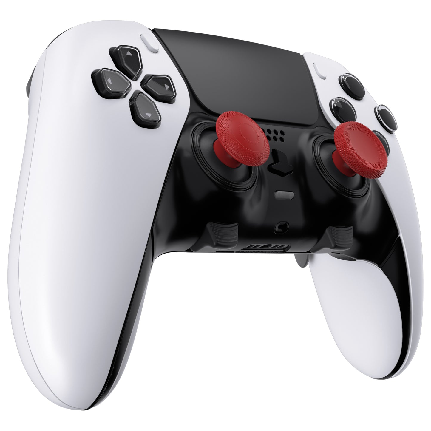 eXtremeRate ThumbsGear Interchangeable Thumbsticks for PS5 Edge Controller - Carmine Red