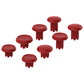 eXtremeRate ThumbsGear Interchangeable Thumbsticks for PS5 Edge Controller - Carmine Red