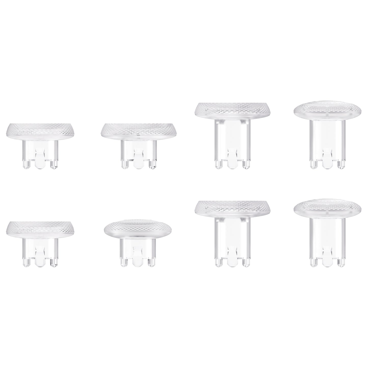 eXtremeRate ThumbsGear Interchangeable Thumbsticks for PS5 Edge Controller - Clear