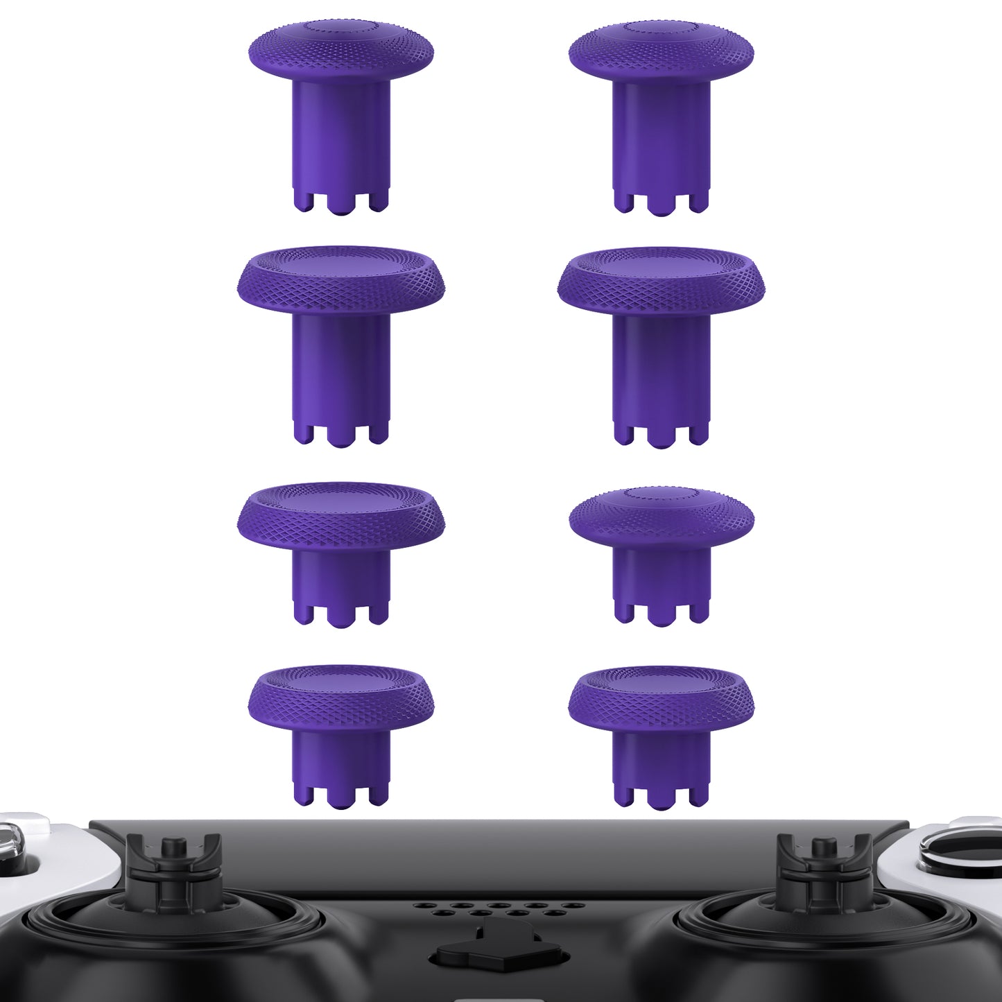 eXtremeRate ThumbsGear Interchangeable Thumbsticks for PS5 Edge Controller - Purple