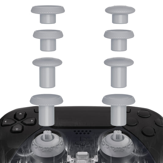 eXtremeRate ThumbsGear V2 Interchangeable Ergonomic Thumbstick with 3 Height Convex & Concave Grips Adjustable Joystick for PS5 & PS4 Controller - New Hope Gray eXtremeRate