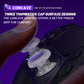 eXtremeRate ThumbsGear V3 Interchangeable Ergonomic Thumbstick for PS5 & PS4 Controller - Clear