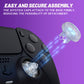 eXtremeRate ThumbsGear V3 Interchangeable Ergonomic Thumbstick for PS5 & PS4 Controller - Clear