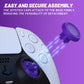 eXtremeRate ThumbsGear V3 Interchangeable Ergonomic Thumbstick for PS5 & PS4 Controller - Purple