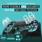 eXtremeRate Whole Set - Strong Version Clicky Kit for PS5 Controller BDM-030, Custom Micro Switch L2R2 Face Buttons Clicky Kit and Tactile L1R1 Keys Mouse Click for PS5 Controller