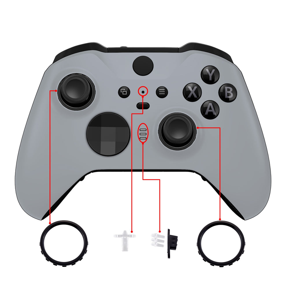 eXtremeRate New Hope Grey Replacement Thumbsticks for Xbox Series X/S and One, Custom Joystick for Xbox One X/S and Elite Controller eXtremeRate New Hope Grey Replacement Thumbsticks for Xbox Series X/S and One, Custom Joystick for Xbox One X/S and Elite Controller