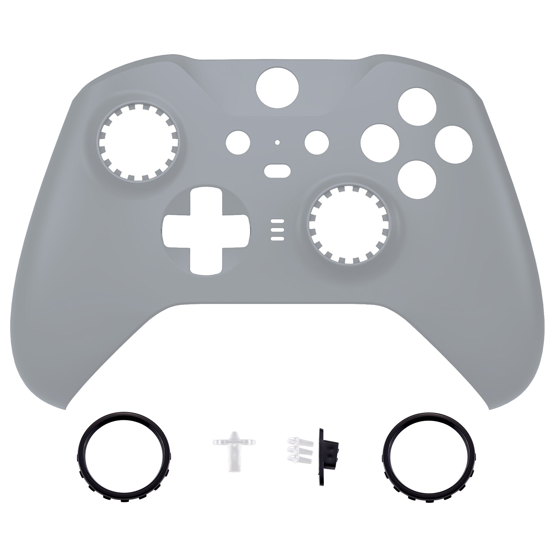 eXtremeRate New Hope Gray Front Housing Shell Case Replacement Kit for ...