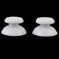 eXtremeRate Retail Solid White Analog Thumbsticks Buttons Repair for ps4 Controller - P4J0110Q