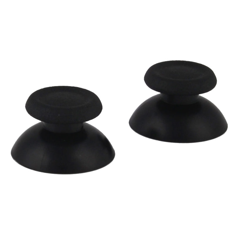 eXtremeRate Retail Solid Black Analog Thumbsticks Buttons Repair for ps4 Controller - P4J0109