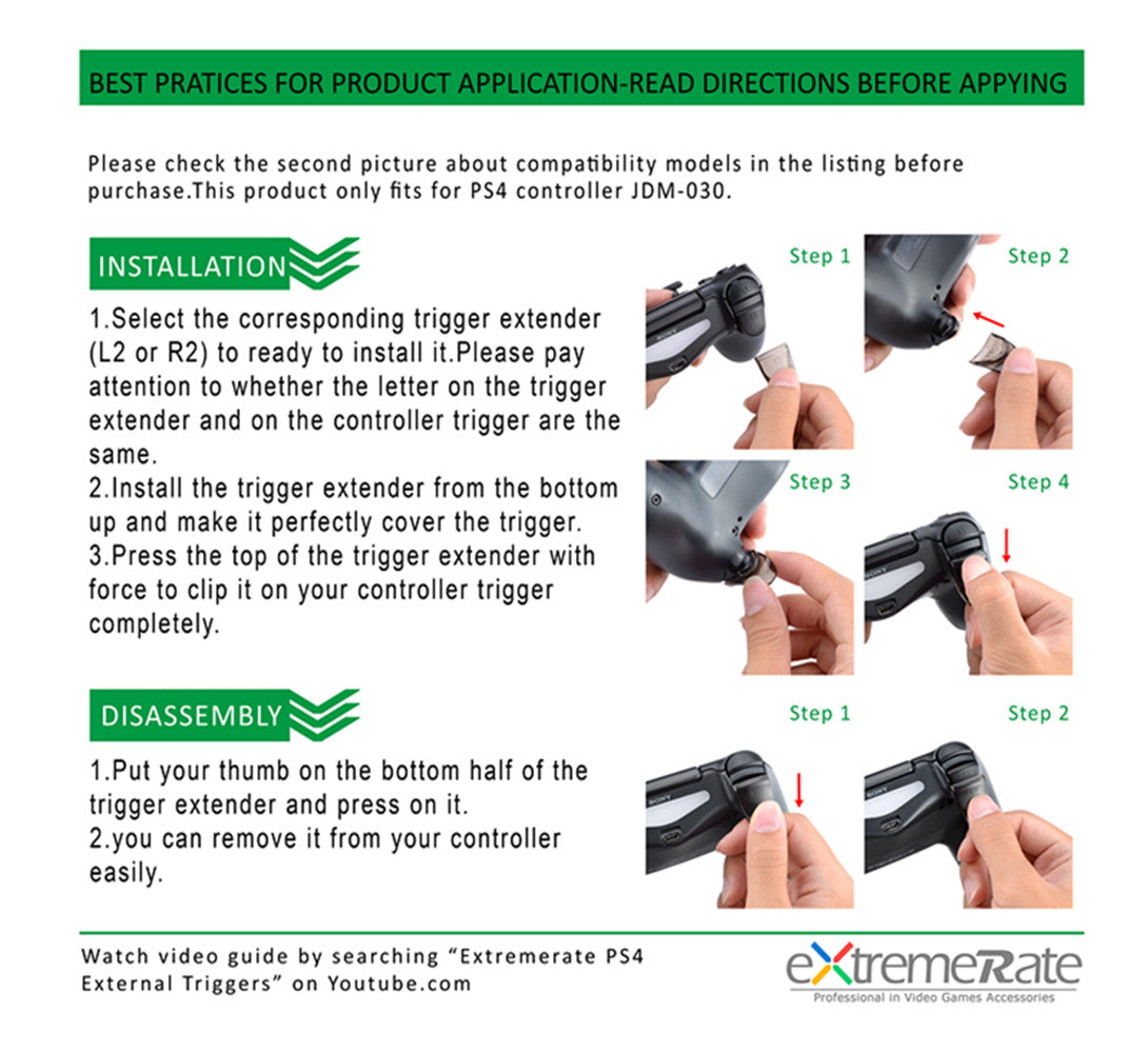 Ps4 controller trigger sale extenders