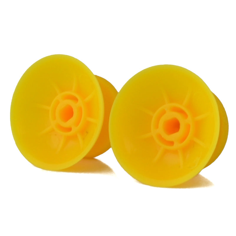 eXtremeRate Retail Solid Yellow Analog Thumbsticks Buttons Repair for ps4 Controller - P4J0104