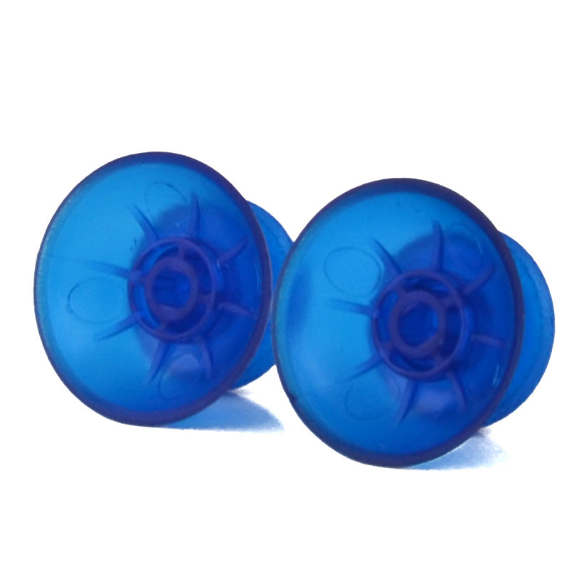 eXtremeRate Retail Clear Blue Custom Thumbsticks Analog Stick Part for ps4 Controll - P4J0112Q