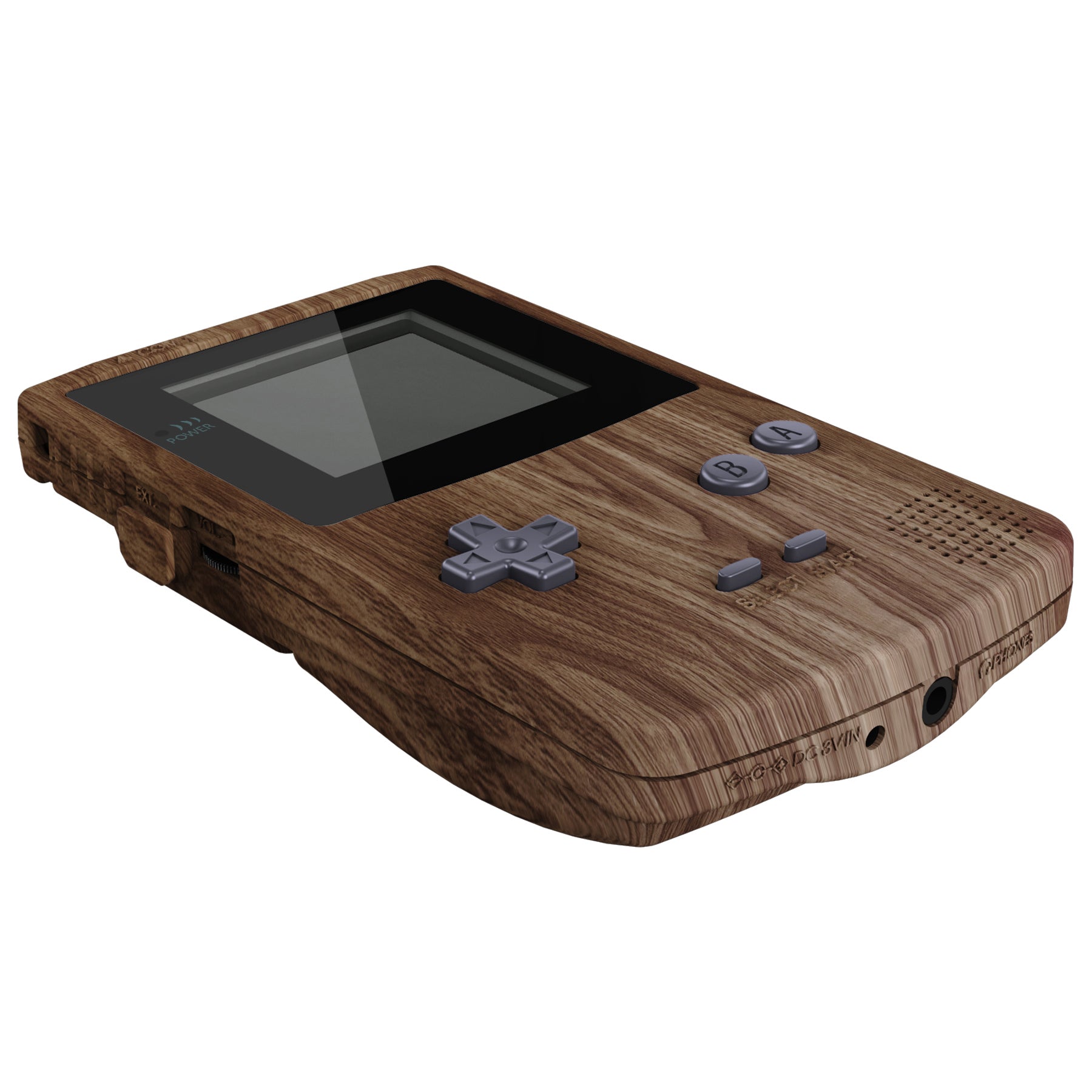 Backlit IPS Wood Grain Nintendo online Gameboy Color GBC TFT refurbished game cart