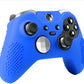 eXtremeRate Retail Soft Silicone Controller Cover Thumb Caps for Xbox One Elite Dark Blue-XBOWP0037
