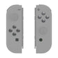 eXtremeRate Retail Clear Black Replacement DIY Colorful ABXY Buttons Directions Keys Repair Kits with Tools for NS Switch JoyCon & OLED JoyCon - JoyCon Shell NOT Included - AJ112