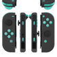 eXtremeRate Retail Emerald Green Replacement DIY Colorful ABXY Buttons Directions Keys Repair Kits with Tools for NS Switch JoyCon & OLED JoyCon - JoyCon Shell NOT Included - AJ115