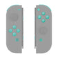 eXtremeRate Retail Emerald Green Replacement DIY Colorful ABXY Buttons Directions Keys Repair Kits with Tools for NS Switch JoyCon & OLED JoyCon - JoyCon Shell NOT Included - AJ115