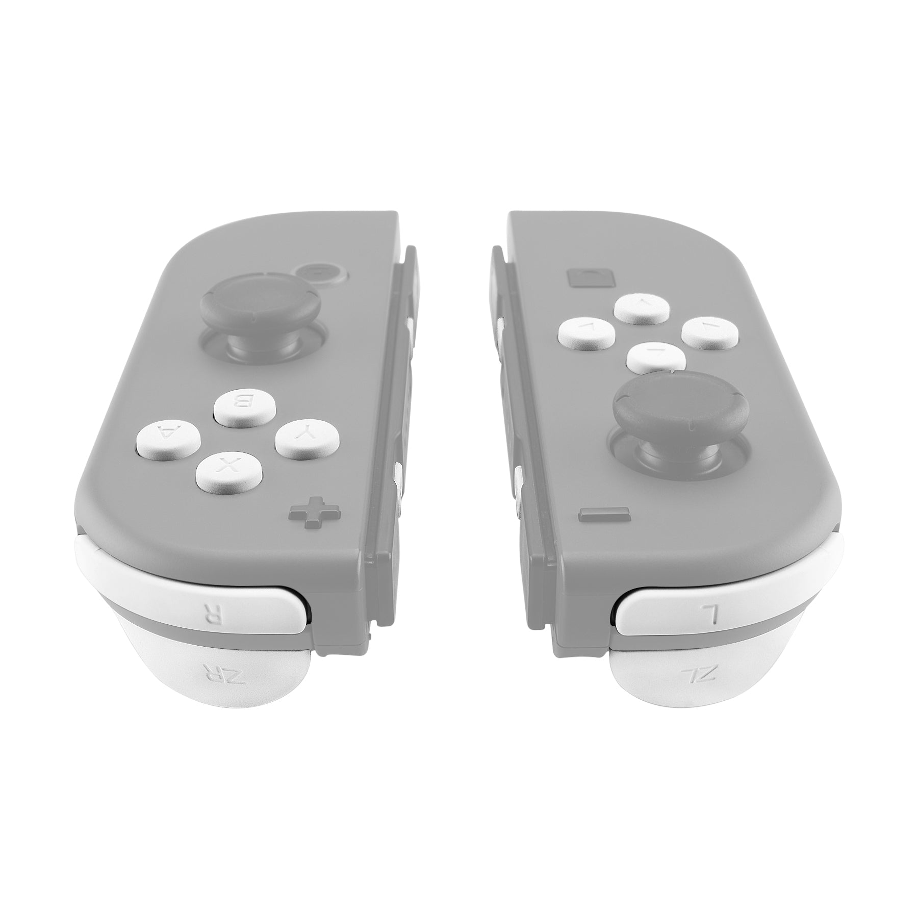 eXtremeRate Replacement Full Set Buttons for Joycon of NS Switch - White