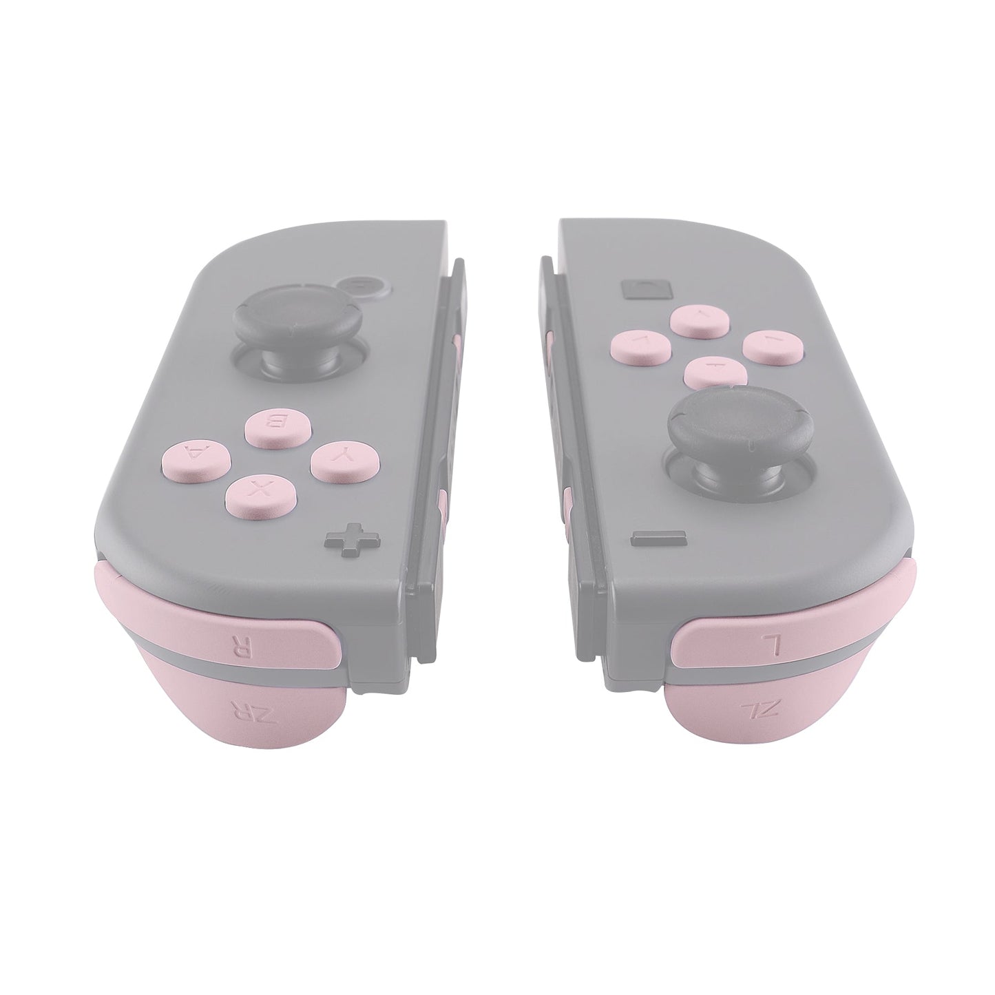 eXtremeRate Retail Cherry Blossoms Pink Replacement ABXY Direction Keys SR SL L R ZR ZL Trigger Buttons Springs, Full Set Buttons Repair Kits with Tools for NS Switch JoyCon & OLED JoyCon - JoyCon Shell NOT Included - AJ206