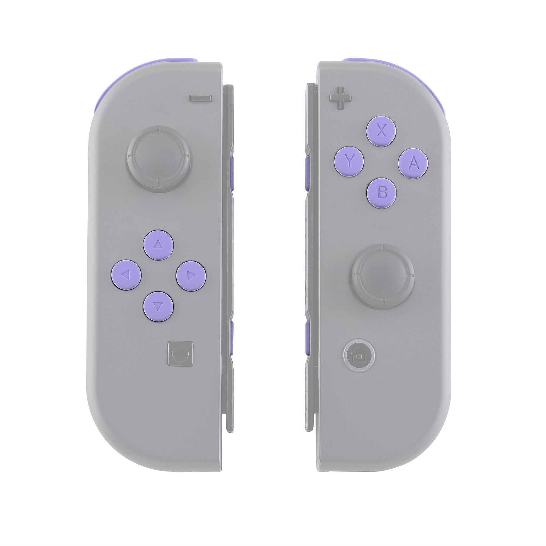 eXtremeRate Retail Light Violet Replacement ABXY Direction Keys SR SL L R ZR ZL Trigger Buttons Springs, Full Set Buttons Repair Kits with Tools for NS Switch JoyCon & OLED JoyCon - JoyCon Shell NOT Included  - AJ209