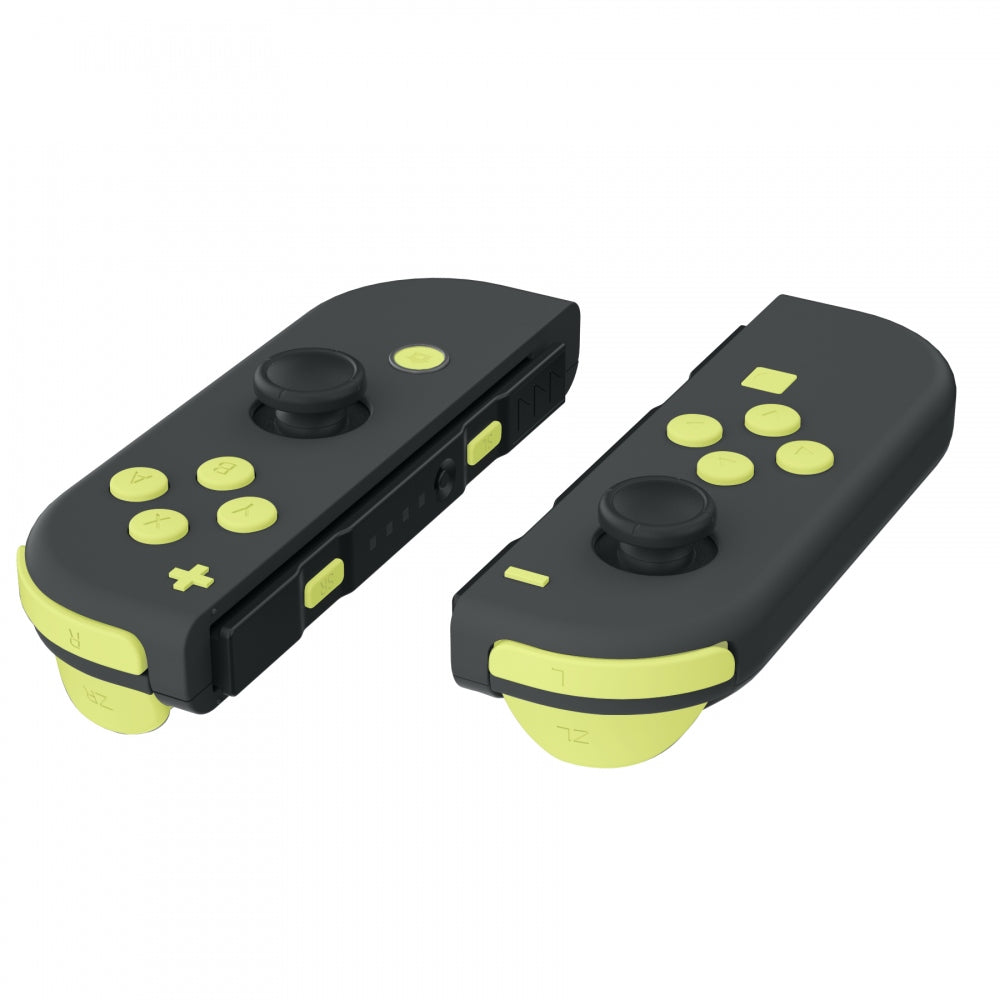 eXtremeRate Replacement Full Set Buttons for Joycon of NS Switch - Lemon  Yellow