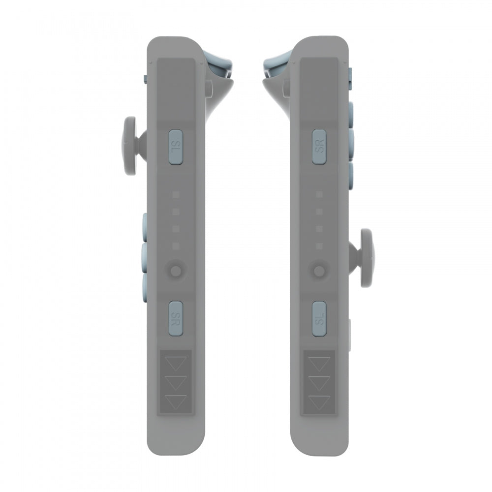 eXtremeRate Retail New Hope Gray Replacement ABXY Direction Keys SR SL L R ZR ZL Trigger Buttons Springs, Full Set Buttons Repair Kits with Tools for NS Switch JoyCon & OLED JoyCon - JoyCon Shell NOT Included - AJ226
