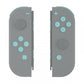 eXtremeRate Retail Light Cyan Replacement ABXY Direction Keys SR SL L R ZR ZL Trigger Buttons Springs, Full Set Buttons Repair Kits with Tools for NS Switch JoyCon & OLED JoyCon - JoyCon Shell NOT Included - AJ228