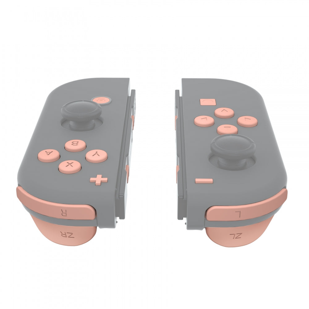 eXtremeRate Retail Mandys Pink Replacement ABXY Direction Keys SR SL L R ZR ZL Trigger Buttons Springs, Full Set Buttons Repair Kits with Tools for NS Switch JoyCon & OLED JoyCon - JoyCon Shell NOT Included - AJ229