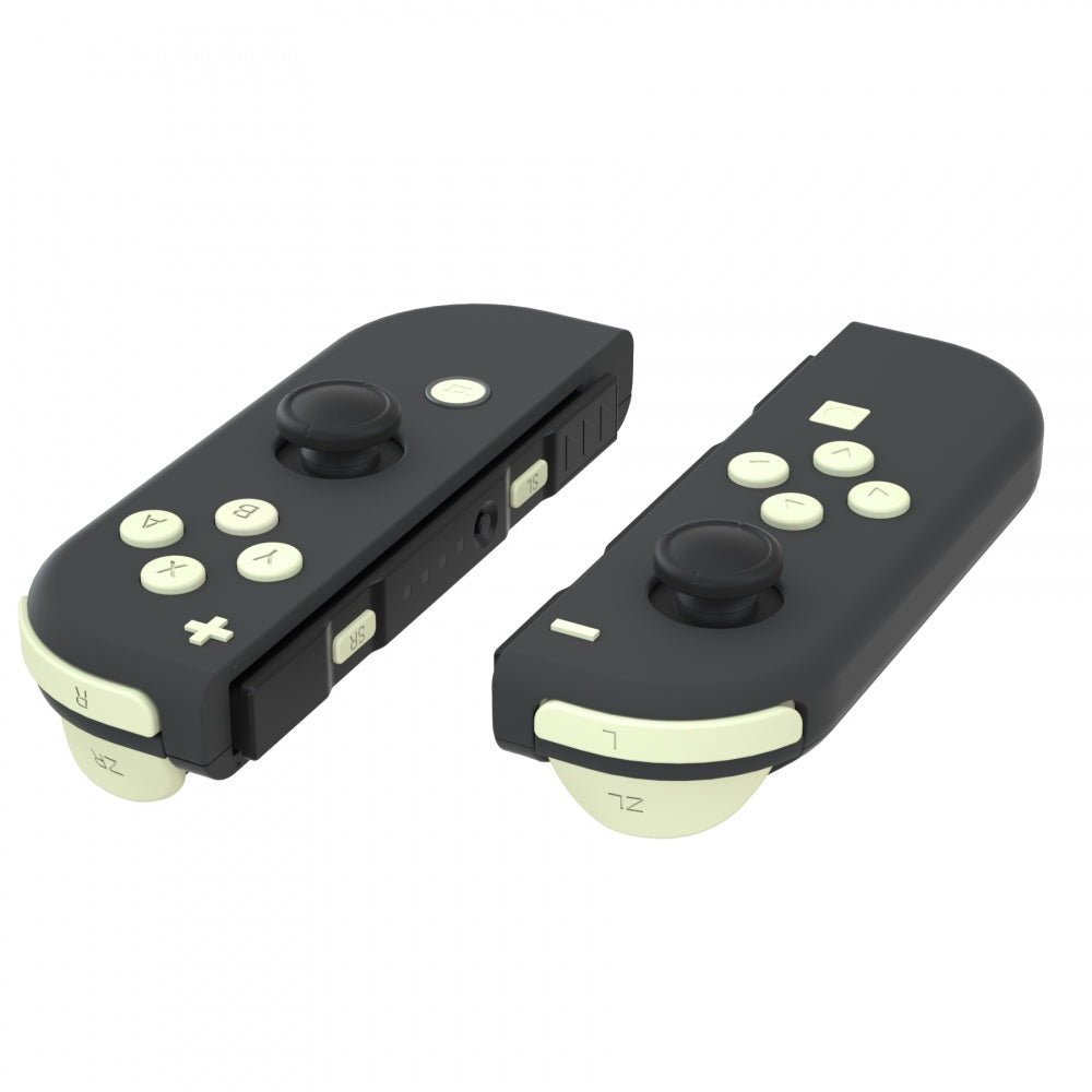 eXtremeRate Retail Light Cream Replacement ABXY Direction Keys SR SL L R ZR ZL Trigger Buttons Springs, Full Set Buttons Repair Kits with Tools for NS Switch JoyCon & OLED JoyCon - JoyCon Shell NOT Included - AJ230