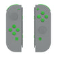 eXtremeRate Retail Green Replacement ABXY Direction Keys SR SL L R ZR ZL Trigger Buttons Springs, Full Set Buttons Repair Kits with Tools for NS Switch JoyCon & OLED JoyCon - JoyCon Shell NOT Included - AJ233