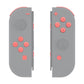 eXtremeRate Retail Coral Replacement ABXY Direction Keys SR SL L R ZR ZL Trigger Buttons Springs, Full Set Buttons Repair Kits with Tools for NS Switch JoyCon & OLED JoyCon - JoyCon Shell NOT Included - AJ235