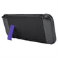 eXtremeRate Retail 2 Set of Purple Soft Touch Replacement Kickstand for Nintendo Switch Console, Back Bracket Holder Kick Stand for Nintendo Switch - Console NOT Included - AJ417