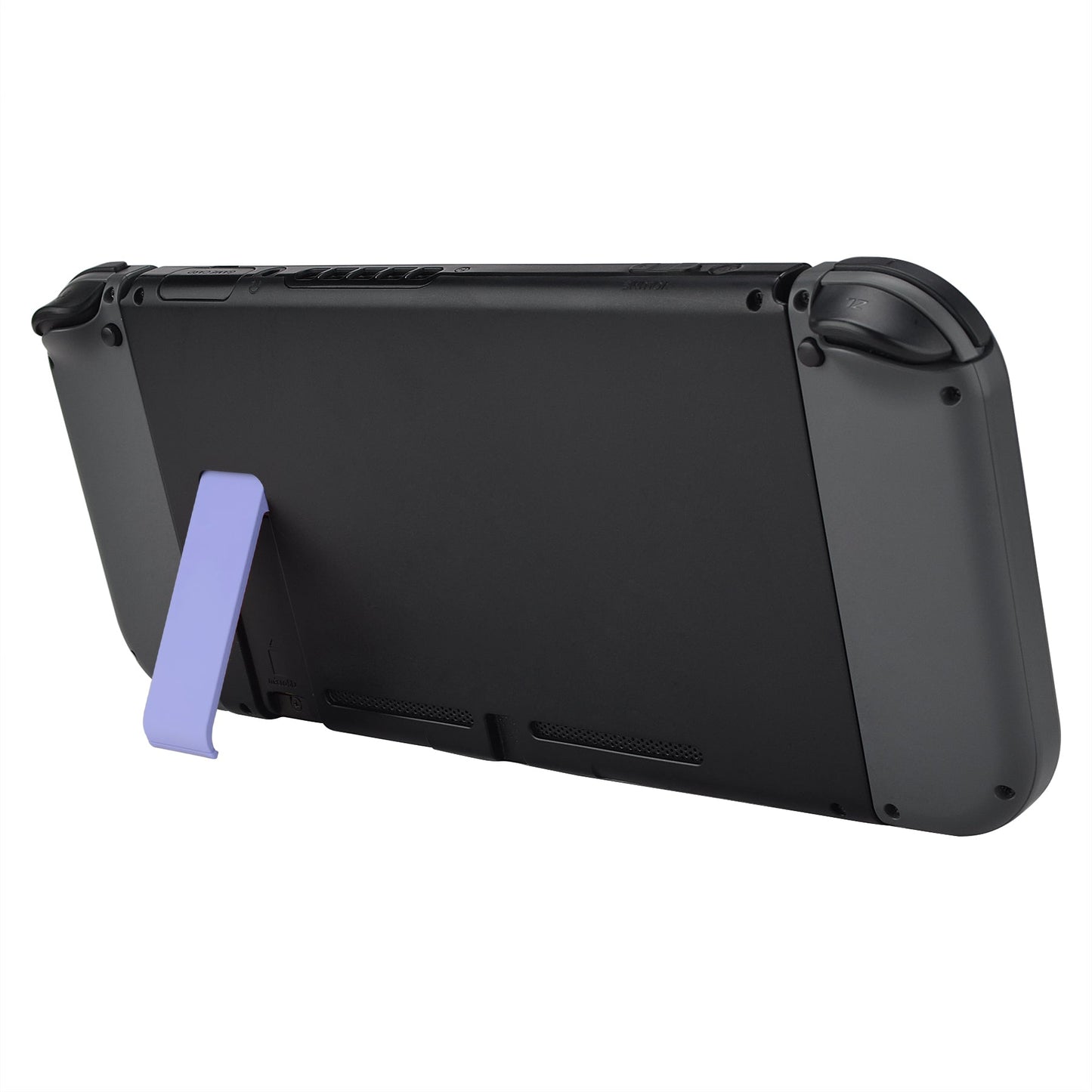 eXtremeRate Retail 2 Set of Light Violet Soft Touch Replacement Kickstand for Nintendo Switch Console, Back Bracket Holder Kick Stand for Nintendo Switch - Console NOT Included - AJ419