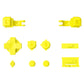 eXtremeRate Retail Sunflower Yellow Custom Full Set Buttons for Gameboy Advance SP, Replacement A B L R Button Power On Off Volume Button D-pad Key for GBA SP Console - Console NOT Included - ASPJ101