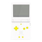 eXtremeRate Retail Sunflower Yellow Custom Full Set Buttons for Gameboy Advance SP, Replacement A B L R Button Power On Off Volume Button D-pad Key for GBA SP Console - Console NOT Included - ASPJ101