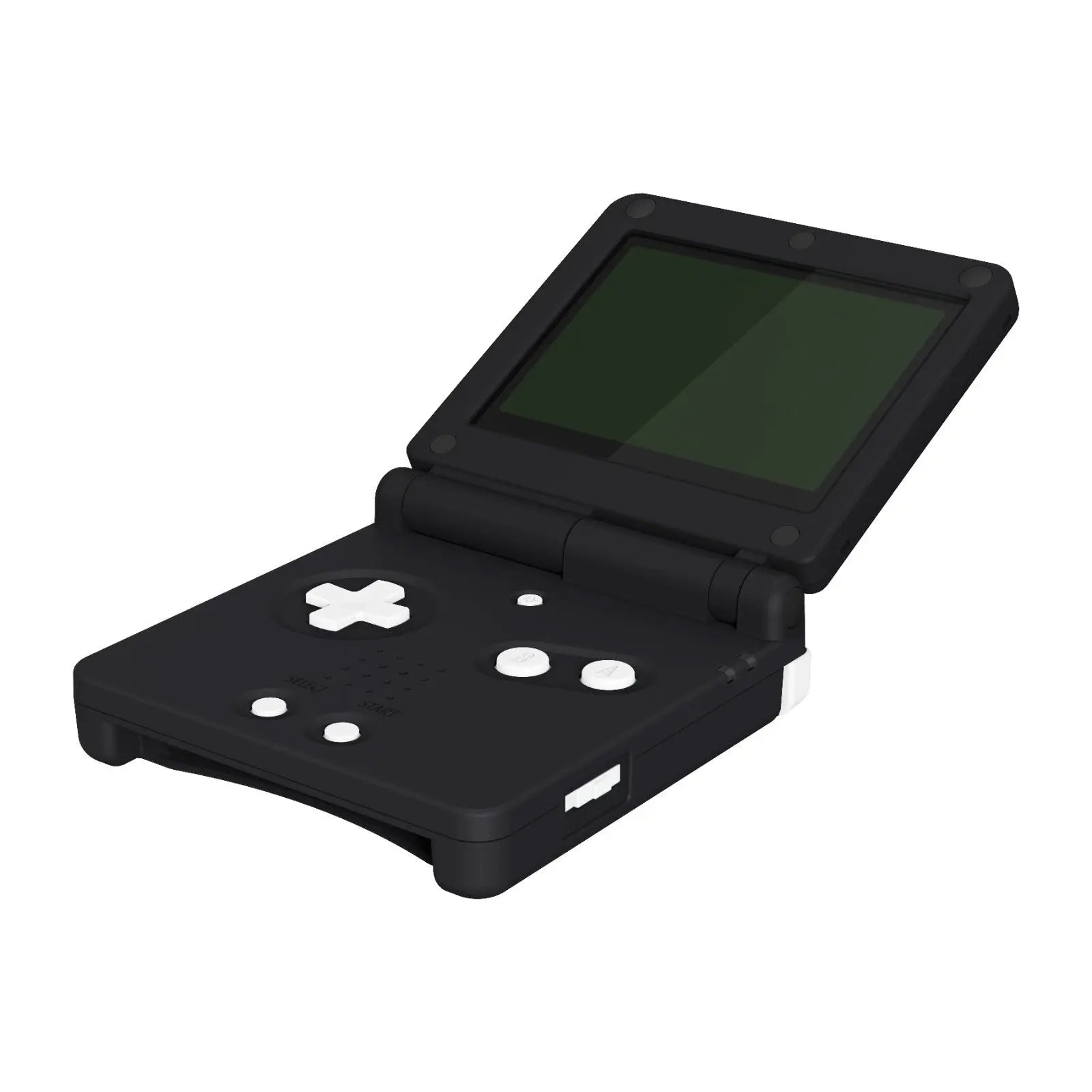 eXtremeRate Custom Replacement Full Set Buttons for Gameboy Advance SP GBA  SP Console - Matte White