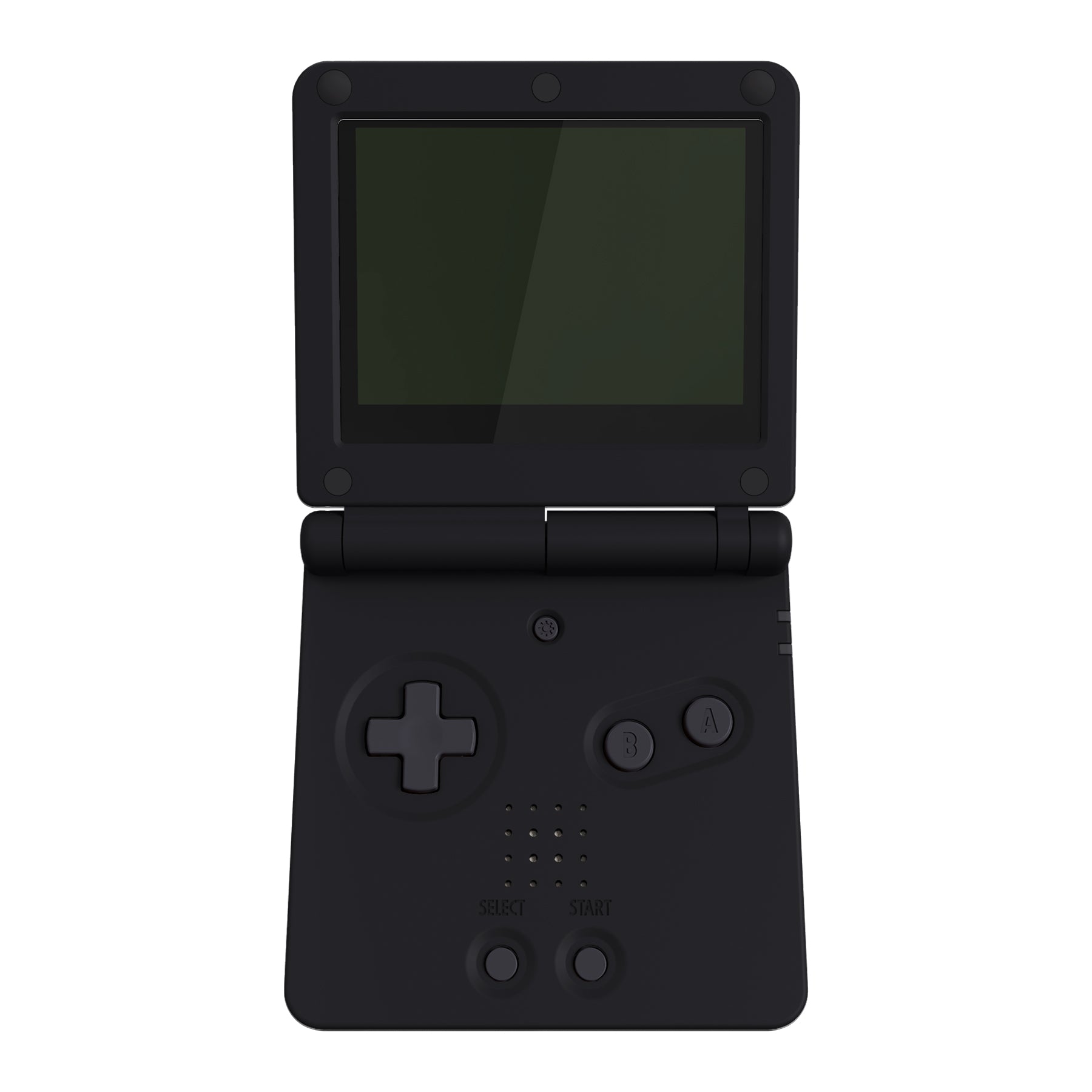 eXtremeRate Retail IPS Ready Upgraded Black Glossy Custom Replacement Housing Shell for Gameboy Advance SP GBA SP – Compatible with Both IPS & Standard LCD – Console & Screen NOT Included - ASPP3005