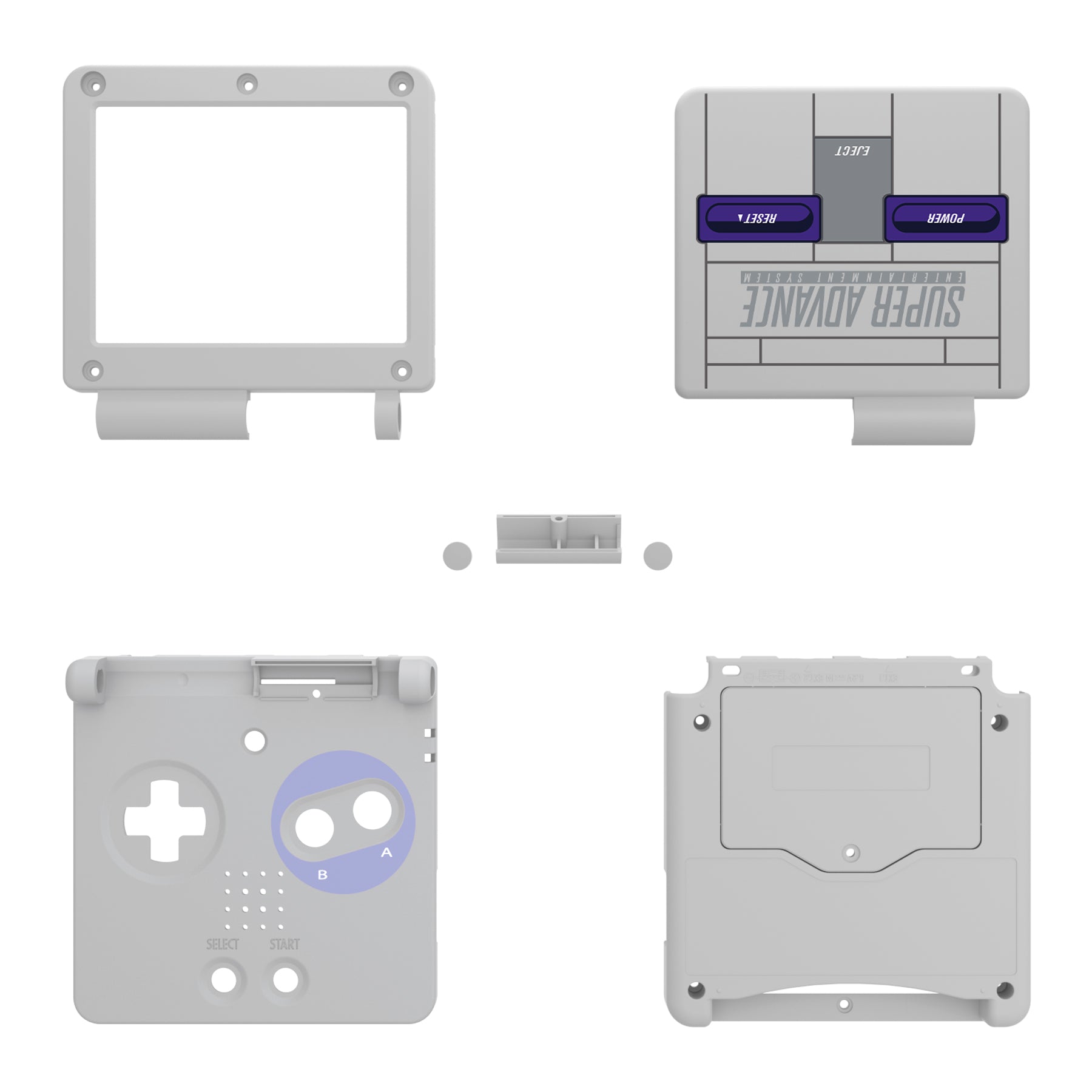 Gba sp best sale snes shell