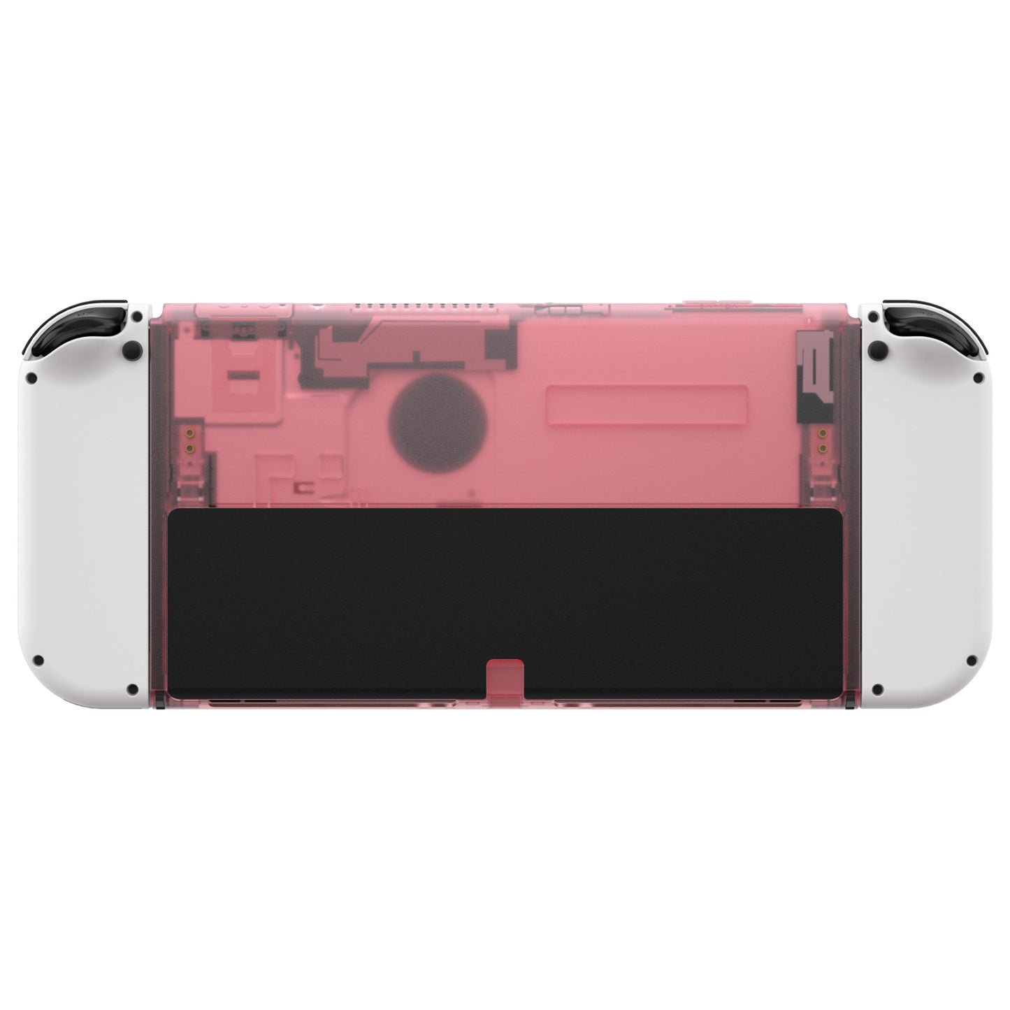 eXtremeRate Retail Cherry Pink Console Back Plate DIY Replacement Housing Shell Case for Nintendo Switch OLED Console – JoyCon Shell & Kickstand NOT Included - BNSOM5004