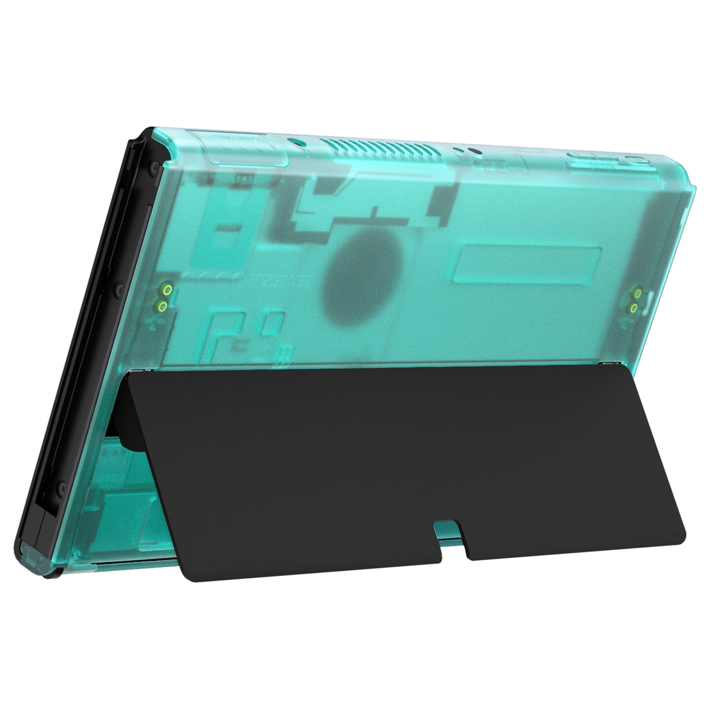 eXtremeRate Retail Emerald Green Console Back Plate DIY Replacement Housing Shell Case for Nintendo Switch OLED Console – JoyCon Shell & Kickstand NOT Included - BNSOM5007