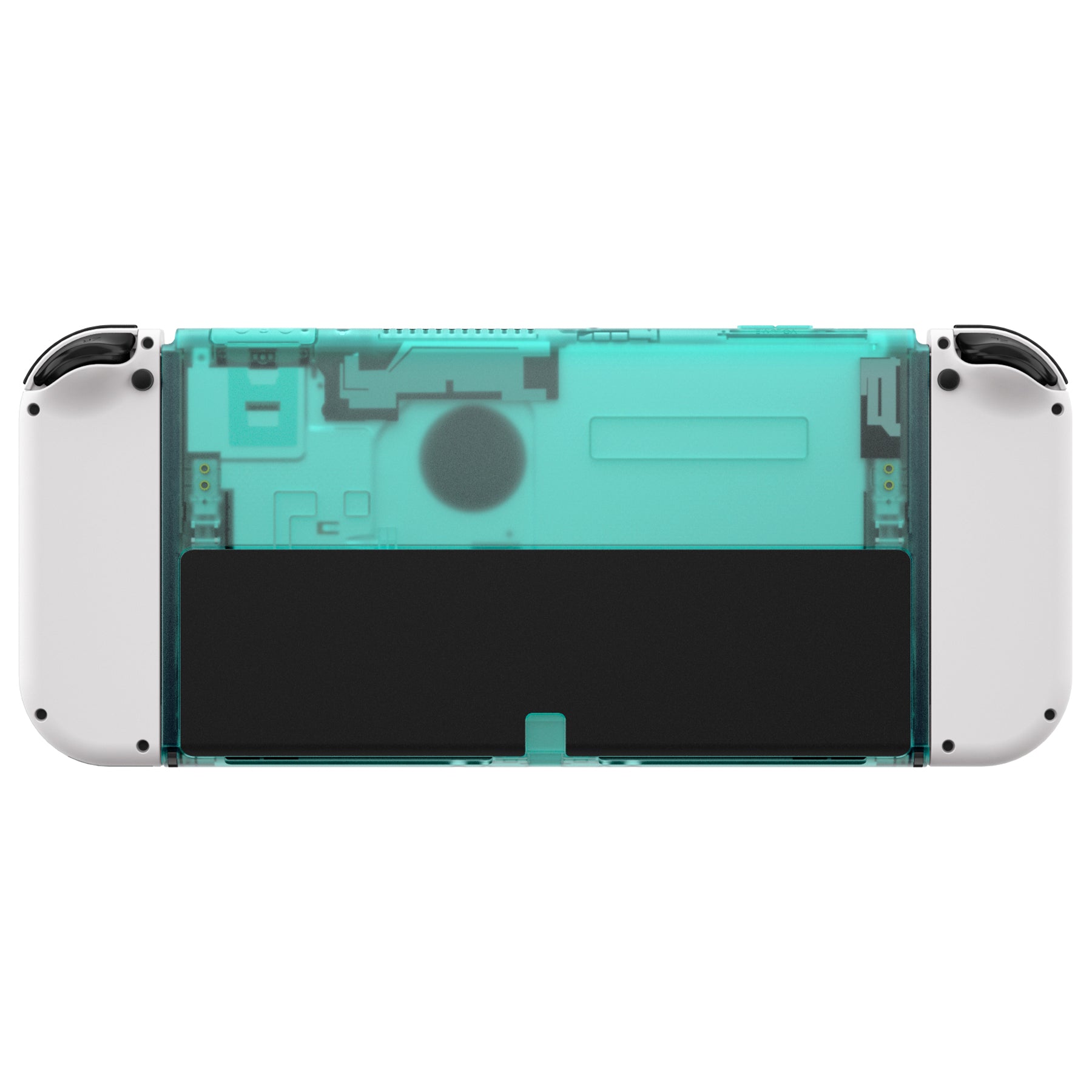 eXtremeRate Retail Emerald Green Console Back Plate DIY Replacement Housing Shell Case for Nintendo Switch OLED Console – JoyCon Shell & Kickstand NOT Included - BNSOM5007