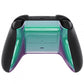 eXtremeRate Retail Chameleon Green Purple Glossy Custom Bottom Shell w/ Battery Cover for Xbox Series S/X Controller - Controller & Side Rails NOT Included - BX3P302