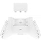 eXtremeRate Retail White Soft Touch Replacement Back Shell w/ Battery Cover for Xbox Series S/X Controller - Controller & Side Rails NOT Included - BX3P308