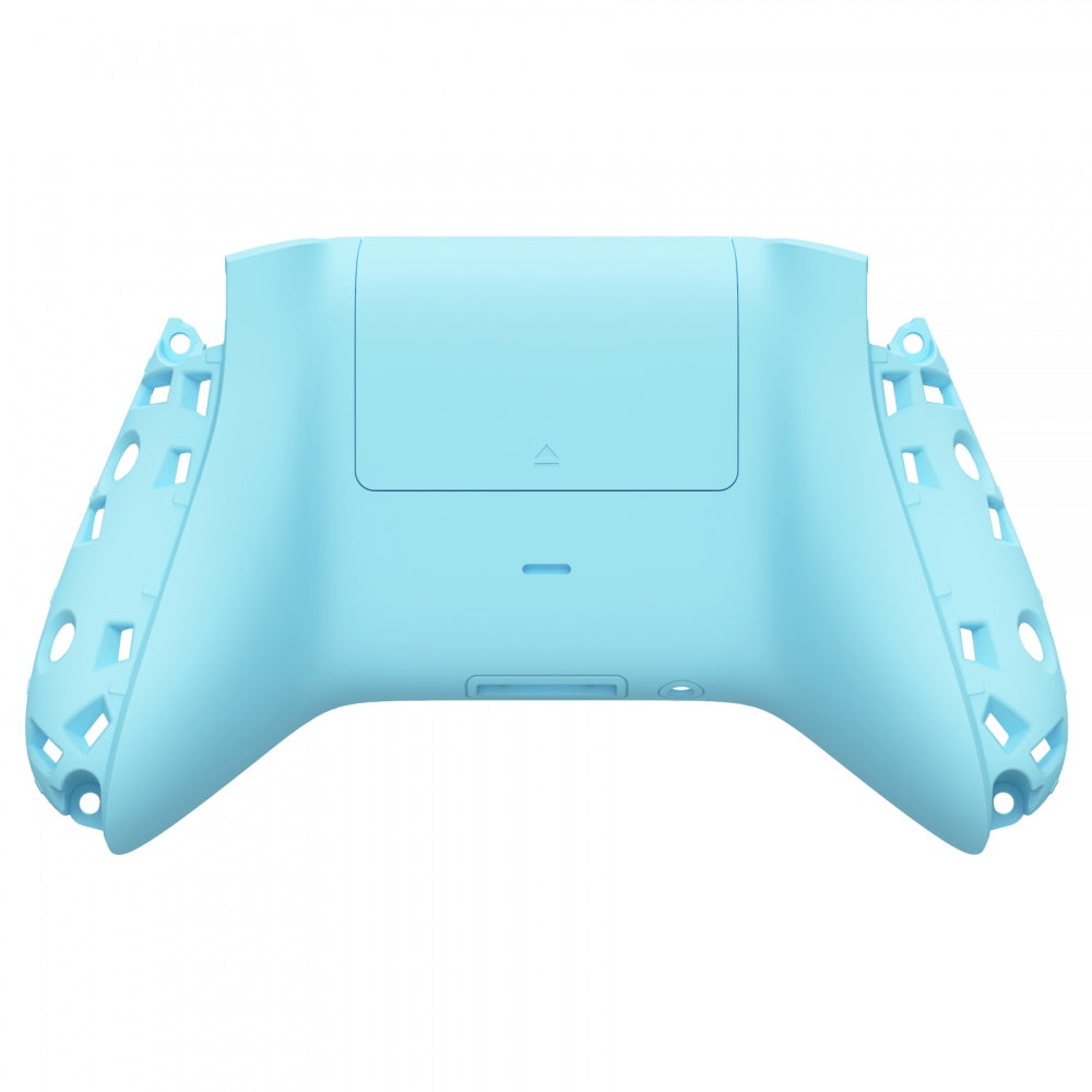 eXtremeRate Retail Heaven Blue Soft Touch Replacement Back Shell w/ Battery Cover for Xbox Series S/X Controller - Controller & Side Rails NOT Included - BX3P313