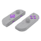 eXtremeRate Retail Clear Atomic Purple D-pad ABXY Keys SR SL L R ZR ZL Trigger Buttons Springs, Replacement Full Set Buttons Fix Kits for NS Switch Joycon & OLED JoyCon (D-pad ONLY Fits for eXtremeRate Joycon D-pad Shell) - BZM505